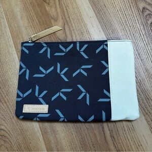Navy & Light Blue Patterned Men’s Pouch